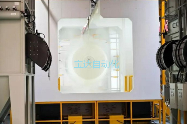 水泥罐車大型工件噴粉噴塑流水線噴涂設備.png